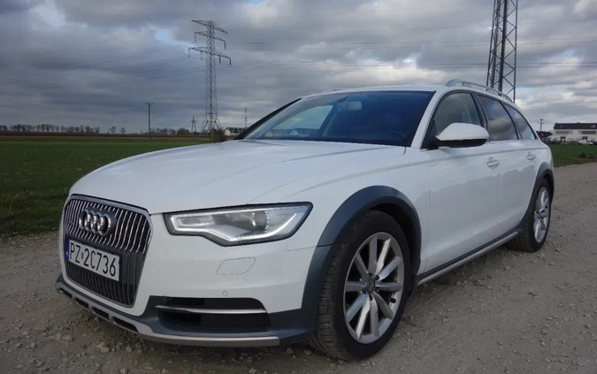 Audi A6 Allroad cena 69900 przebieg: 268500, rok produkcji 2014 z Poznań małe 254